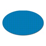 Blue Lego Texture Macro, Blue Dots Background, Lego Oval Magnet