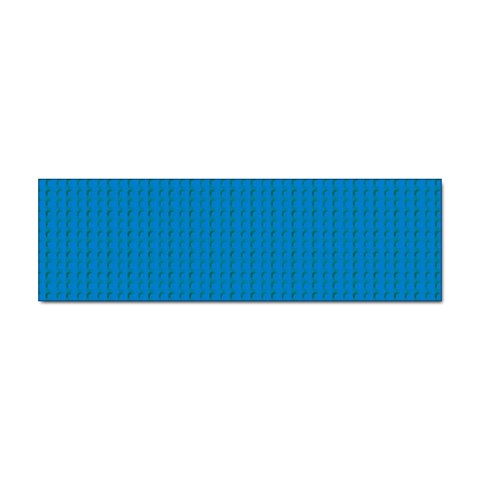 Blue Lego Texture Macro, Blue Dots Background, Lego Sticker Bumper (100 pack) from ArtsNow.com Front