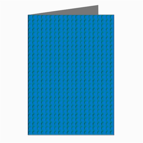 Blue Lego Texture Macro, Blue Dots Background, Lego Greeting Cards (Pkg of 8) from ArtsNow.com Left