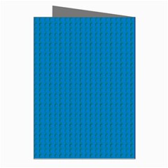 Blue Lego Texture Macro, Blue Dots Background, Lego Greeting Cards (Pkg of 8) from ArtsNow.com Right