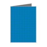 Blue Lego Texture Macro, Blue Dots Background, Lego Mini Greeting Card