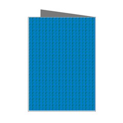 Blue Lego Texture Macro, Blue Dots Background, Lego Mini Greeting Card from ArtsNow.com Right