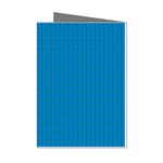 Blue Lego Texture Macro, Blue Dots Background, Lego Mini Greeting Cards (Pkg of 8)