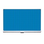 Blue Lego Texture Macro, Blue Dots Background, Lego Business Card Holder