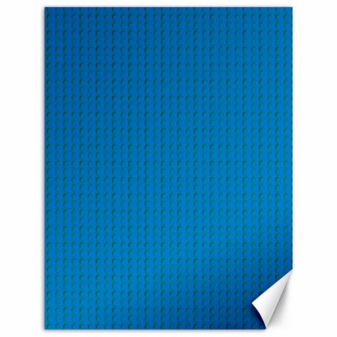 Blue Lego Texture Macro, Blue Dots Background, Lego Canvas 12  x 16  from ArtsNow.com 11.86 x15.41  Canvas - 1