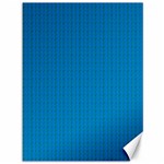 Blue Lego Texture Macro, Blue Dots Background, Lego Canvas 36  x 48 