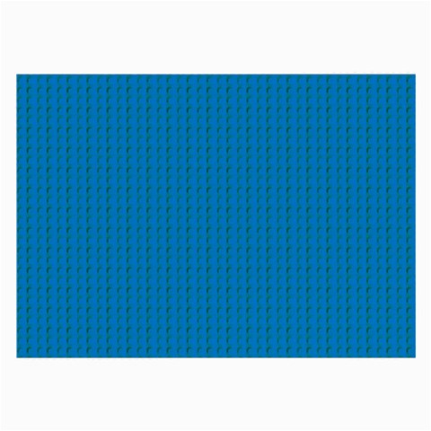 Blue Lego Texture Macro, Blue Dots Background, Lego Large Glasses Cloth (2 Sides) from ArtsNow.com Front