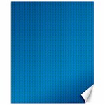 Blue Lego Texture Macro, Blue Dots Background, Lego Canvas 11  x 14 