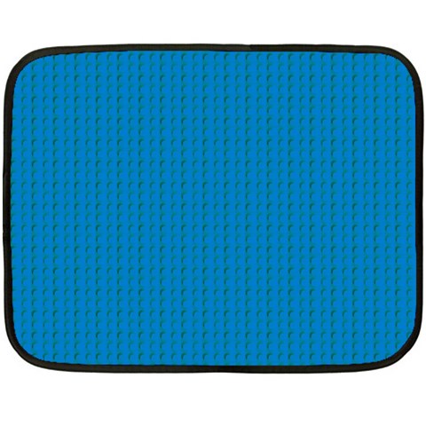 Blue Lego Texture Macro, Blue Dots Background, Lego Fleece Blanket (Mini) from ArtsNow.com 35 x27  Blanket