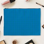 Blue Lego Texture Macro, Blue Dots Background, Lego Cosmetic Bag (XL)