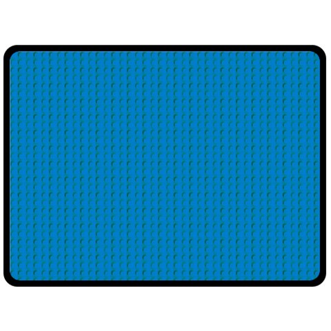 Blue Lego Texture Macro, Blue Dots Background, Lego Fleece Blanket (Large) from ArtsNow.com 80 x60  Blanket Front