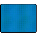 Blue Lego Texture Macro, Blue Dots Background, Lego Fleece Blanket (Medium)