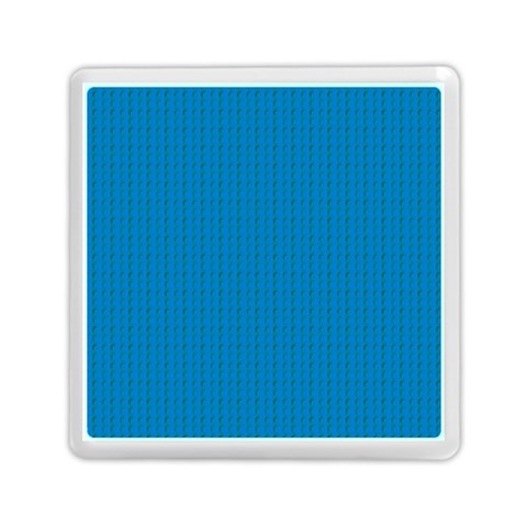 Blue Lego Texture Macro, Blue Dots Background, Lego Memory Card Reader (Square) from ArtsNow.com Front