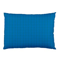 Blue Lego Texture Macro, Blue Dots Background, Lego Pillow Case (Two Sides) from ArtsNow.com Front