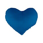 Blue Lego Texture Macro, Blue Dots Background, Lego Standard 16  Premium Heart Shape Cushions