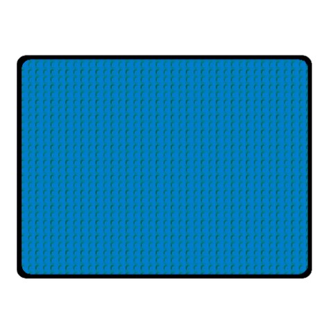 Blue Lego Texture Macro, Blue Dots Background, Lego Two Sides Fleece Blanket (Small) from ArtsNow.com 45 x34  Blanket Front