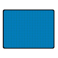 Blue Lego Texture Macro, Blue Dots Background, Lego Two Sides Fleece Blanket (Small) from ArtsNow.com 45 x34  Blanket Front