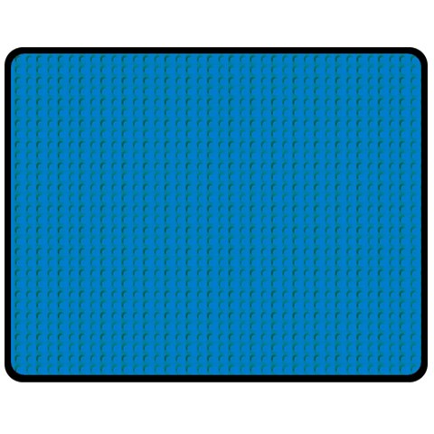 Blue Lego Texture Macro, Blue Dots Background, Lego Two Sides Fleece Blanket (Medium) from ArtsNow.com 58.8 x47.4  Blanket Front