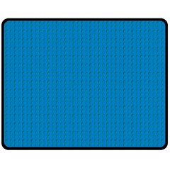 Blue Lego Texture Macro, Blue Dots Background, Lego Two Sides Fleece Blanket (Medium) from ArtsNow.com 58.8 x47.4  Blanket Front