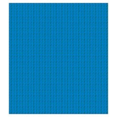 Blue Lego Texture Macro, Blue Dots Background, Lego Drawstring Pouch (Medium) from ArtsNow.com Front