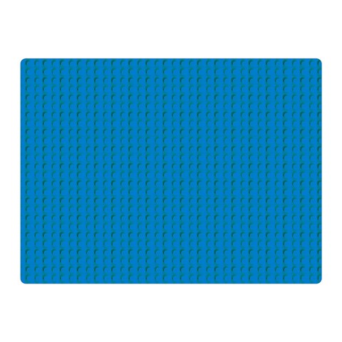 Blue Lego Texture Macro, Blue Dots Background, Lego Two Sides Premium Plush Fleece Blanket (Mini) from ArtsNow.com 35 x27  Blanket Front