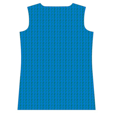 Blue Lego Texture Macro, Blue Dots Background, Lego Women s Basketball Tank Top from ArtsNow.com Back