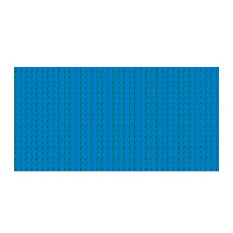 Blue Lego Texture Macro, Blue Dots Background, Lego Satin Wrap 35  x 70  from ArtsNow.com Front