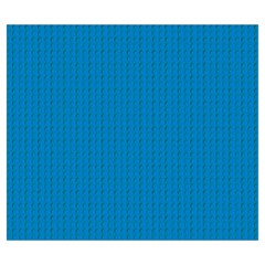 Blue Lego Texture Macro, Blue Dots Background, Lego Zipper Large Tote Bag from ArtsNow.com Front