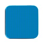 Blue Lego Texture Macro, Blue Dots Background, Lego Square Metal Box (Black)