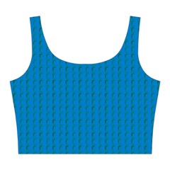 Blue Lego Texture Macro, Blue Dots Background, Lego Midi Sleeveless Dress from ArtsNow.com Top Back