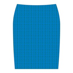 Blue Lego Texture Macro, Blue Dots Background, Lego Midi Wrap Pencil Skirt from ArtsNow.com Back