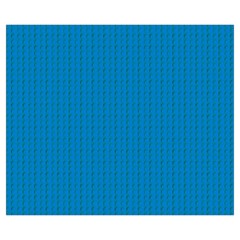 Blue Lego Texture Macro, Blue Dots Background, Lego Zipper Medium Tote Bag from ArtsNow.com Front