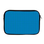 Blue Lego Texture Macro, Blue Dots Background, Lego Apple MacBook Pro 17  Zipper Case