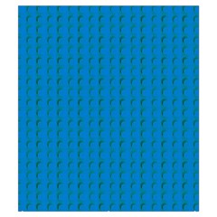 Blue Lego Texture Macro, Blue Dots Background, Lego Everyday Shoulder Bag with Pouch Bag from ArtsNow.com Back