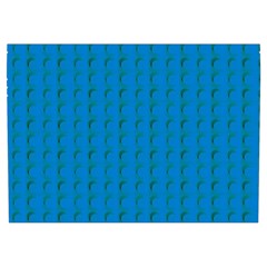 Blue Lego Texture Macro, Blue Dots Background, Lego Everyday Shoulder Bag with Pouch Bag from ArtsNow.com Front Pocket