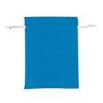 Blue Lego Texture Macro, Blue Dots Background, Lego Lightweight Drawstring Pouch (S)