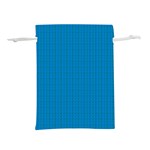 Blue Lego Texture Macro, Blue Dots Background, Lego Lightweight Drawstring Pouch (L)