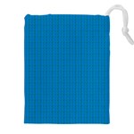 Blue Lego Texture Macro, Blue Dots Background, Lego Drawstring Pouch (4XL)