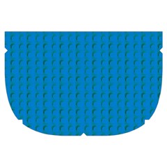 Blue Lego Texture Macro, Blue Dots Background, Lego Make Up Case (Small) from ArtsNow.com Side Right