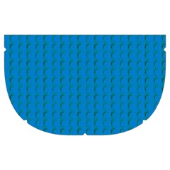 Blue Lego Texture Macro, Blue Dots Background, Lego Make Up Case (Medium) from ArtsNow.com Side Right