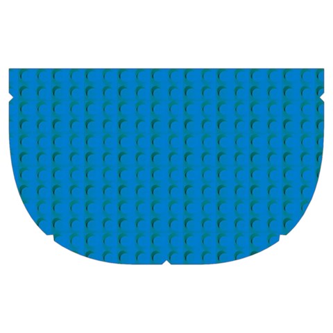 Blue Lego Texture Macro, Blue Dots Background, Lego Make Up Case (Medium) from ArtsNow.com Side Left