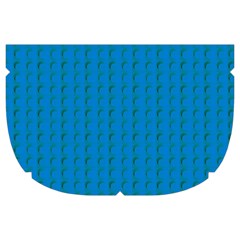 Blue Lego Texture Macro, Blue Dots Background, Lego Make Up Case (Large) from ArtsNow.com Side Right