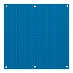 Blue Lego Texture Macro, Blue Dots Background, Lego Banner and Sign 3  x 3 