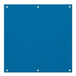 Blue Lego Texture Macro, Blue Dots Background, Lego Banner and Sign 4  x 4 