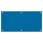 Blue Lego Texture Macro, Blue Dots Background, Lego Banner and Sign 6  x 3 