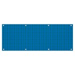 Blue Lego Texture Macro, Blue Dots Background, Lego Banner and Sign 8  x 3 