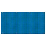 Blue Lego Texture Macro, Blue Dots Background, Lego Banner and Sign 8  x 4 