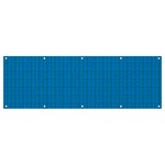 Blue Lego Texture Macro, Blue Dots Background, Lego Banner and Sign 12  x 4 