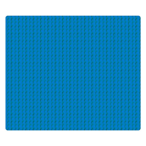 Blue Lego Texture Macro, Blue Dots Background, Lego Premium Plush Fleece Blanket (Small) from ArtsNow.com 50 x40  Blanket Front