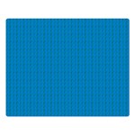 Blue Lego Texture Macro, Blue Dots Background, Lego Premium Plush Fleece Blanket (Large)